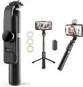 Q07 Bluetooth Selfie Stick With Light And Bluetooth Remote Control 2.webp