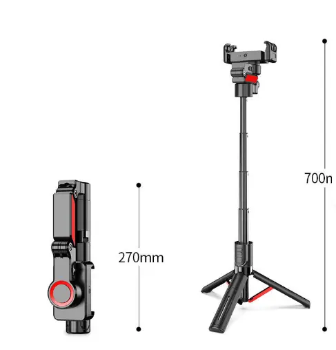 C10 Selfie Stick 360 Rotation Auto Face Tracking Tripod Smart Auto Face Tracking Phone Holder 1.webp