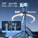 Hot Sale Q185 360 Rotation Wireless Selfie Stick Remote Extendable Selfie Stick Mobile Tripod Stand.webp