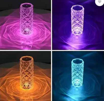 Rose Crystal Diamond Table Lamp 3.webp