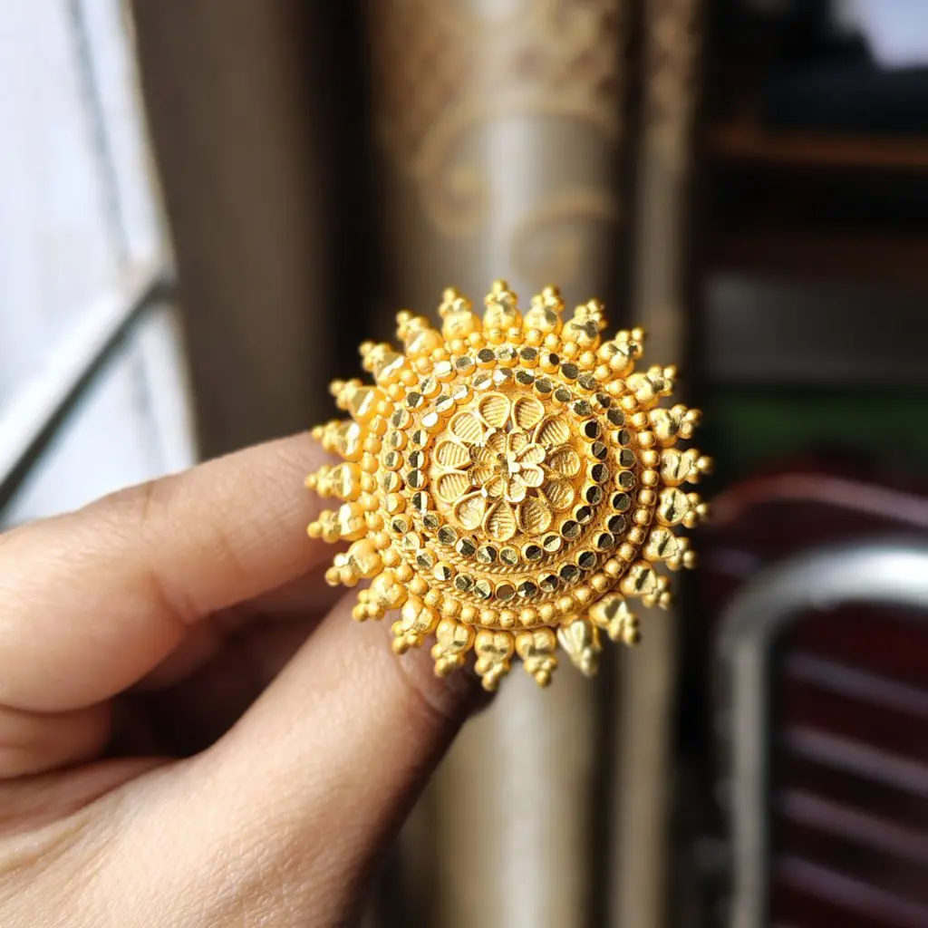 Royal Antique Sunflower Ring 3.webp