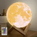 Moon Lamp, 5.9 Inch, Lunar Night Light, 16 Color 3D Light Up Led Ball.webp