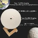 Moon Lamp ，3D Moon Light with 16 Color Changes, Touch & Remote Control – Realistic Moon Surface Texture, Type-C (USB) Charging Port. 3.webp