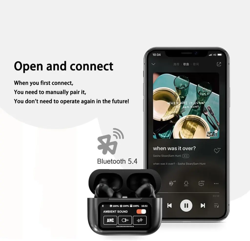 A9 Pro ANC Touch Screen Earbuds 6.webp