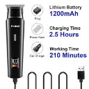 Kemei KM-1113 Hair Clipper and Beard Trimmer for Men 3.webp