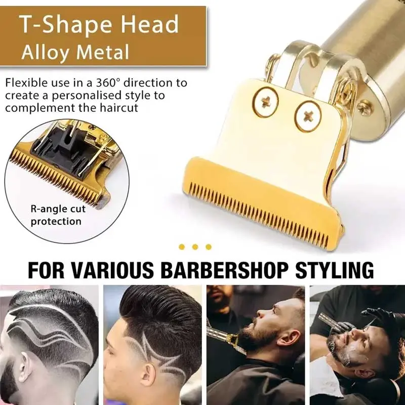 Vintage T9 Hair Cutting Machine Hair Trimmer Recharge Professional Cordless Hair Trimmer.webp