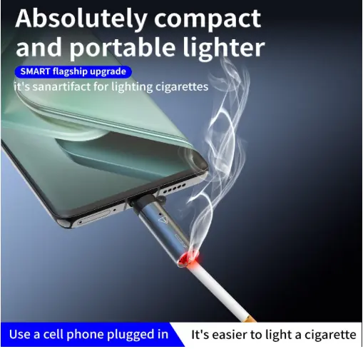 Electric Lighter Small Lighter USB C Lighter 2.webp