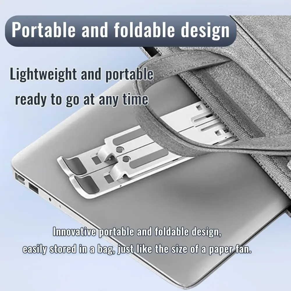 Aluminum Alloy Adjustable & Foldable Laptop Stand 7.webp