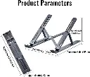 Aluminum Alloy Adjustable & Foldable Laptop Stand 6.webp