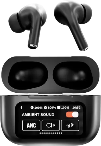 A9 Pro ANC Touch Screen Earbuds
