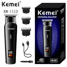 ✂️【Kemei KM-1113】Professional Hair Clipper & Beard Trimmer for Men