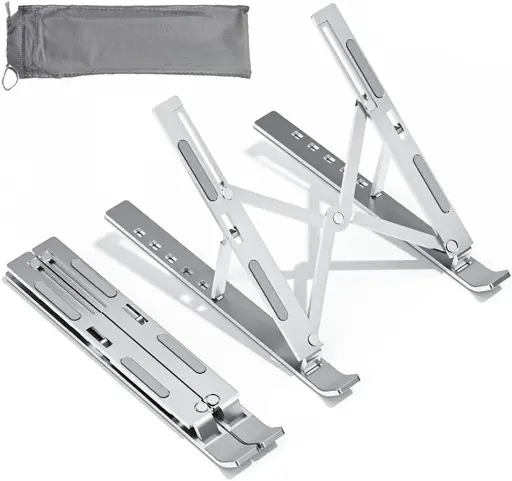 Aluminum Alloy Adjustable & Foldable Laptop Stand